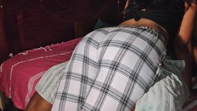 the housemaid was fucked by her boss s stepson until cumshot on big ass