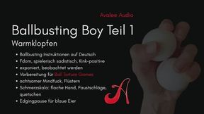 Ballbusting Boy Teil 1 | Avalee Audio | German | JOI | CBT | Edging | Slow Burn | Playful | Kink Positive | Harte Hand | Keine Harten Worte | Anweisungen für süße Masochisten