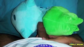 fucking my bulbasaur plush until i cum all over it - camilo brown