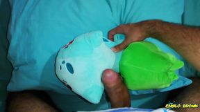 fucking my bulbasaur plush until i cum all over it - camilo brown