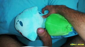 fucking my bulbasaur plush until i cum all over it - camilo brown