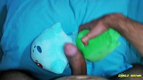 fucking my bulbasaur plush until i cum all over it - camilo brown