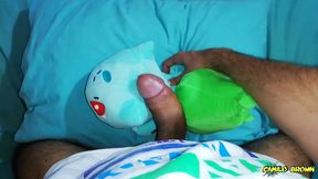 fucking my bulbasaur plush until i cum all over it - camilo brown