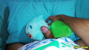 fucking my bulbasaur plush until i cum all over it - camilo brown