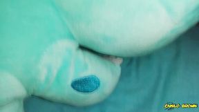 fucking my bulbasaur plush until i cum all over it - camilo brown