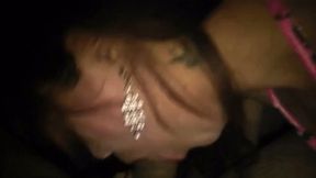 BLOWJOB AND METALIC POLISHED TOES TOEJOB - HD