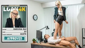 Daruma Rai gets hard anal from Stanley Johnson in office loan interview