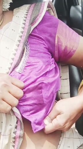 Telugu aunty stepson in law car sex part - 1, telugu dirty talks   Clip 3