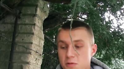 CZECH HUNTER 480 -  Hiker Gets Persuaded To Suck & Fuck In The Woods