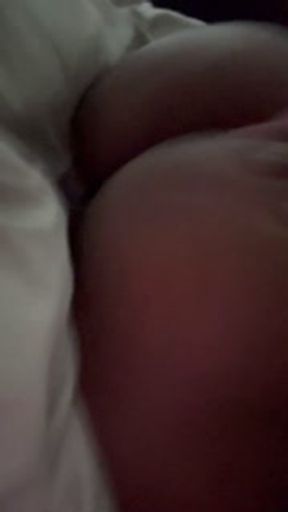 Curing his morning wood