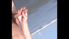 Barefoot Masturbation on the Shore: Steamy Outdoor Orgasm – Beach Gay XXX