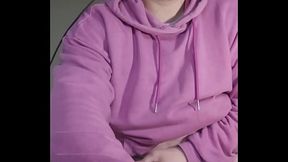 Hoody Bator Jerks and Cums