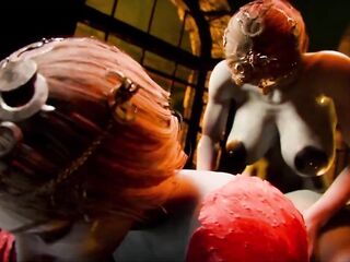 Transgender Orin Bangs Herself, Big Shlong Widowmaker Gets Her Trans Gap Banged So Fine