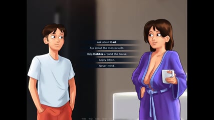 Summertime Saga. Guy Jerks Of Thinking About Hot Mature MILF-Ep 48