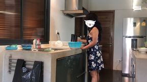 EP 7 -  My girlfriend  got fucked in kitchen while cooking