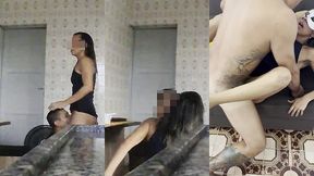 surpresa pro corninho: chamei meu amante pra me fuder e esperei o marido chegar pra ver sua hotwife dando pra outro!
