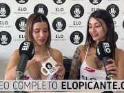PAULI BELEN Y LILACK SE BESAN FRENTE A ELO PODCAST