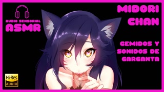 I'M SO DISGUSTING WITH MY THROAT I MAKE MOANS / ASMR THROAT SOUND ADORABLE DIRTY MOAN