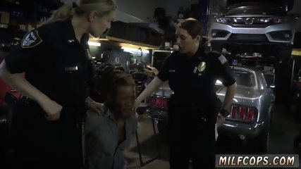 Blonde milf footjob and horny teen Chop Shop Owner Gets Shut Down