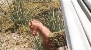 blonde floozie decided that any drop of load shouldn't bewasted after deep anal penetration of her darkhaired co-ed