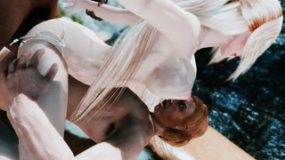 skyrim Goddess NTR at the beach 3P