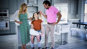 Controlling Foster Parents Harshly Disciplining Their Defiant New Stepdaughter