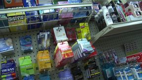 Crazy couple just had hardcore sex in the supermarket