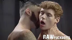 Dominant Inked Top Barebacks Gay Bottom