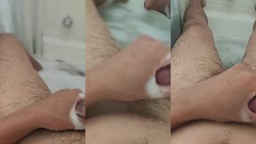 jerking off in the tub and washing up clean