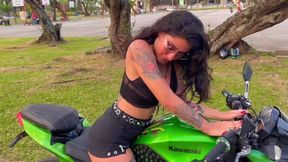 XXX: Biker Babe Vibes for Public Moaning, Dude's Remote Control Domination