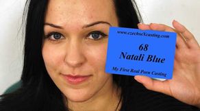 Natali's first porn casting