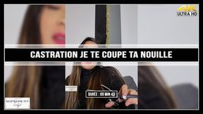 Castration je te coupe ta nouille 4K