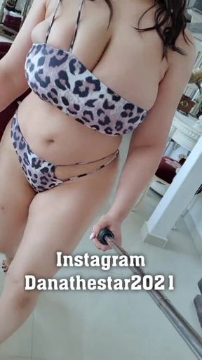 Dana Egyptian Showing Her Sexy Bikini