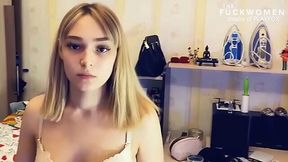 Cute stepsister gets drenched in hot load