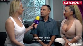 Dana Jayn Surprises a Horny Fan with Thick Curves and Hot Blowjob Action