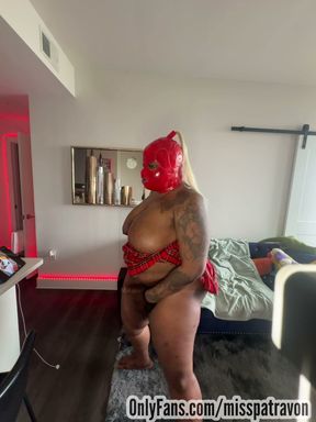 Stepmommy Dearest Patra in Red Latex