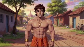 Bheem fucked Tuntun while she recording her reels video