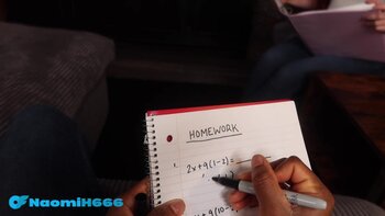 Naomi Hughes' Red-Hot Role Play: Turning Study Buddy into Fuck Buddy