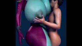 Follandome a una vieja sabrosa alien