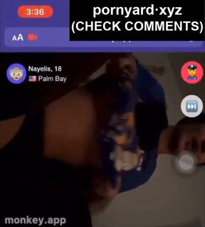 Teen girl gives a surprising reaction on homemade webcam