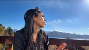 smoking outdoors