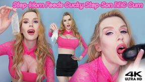 Step-Mommy Feeds Cucky Step-Son BBC Cum