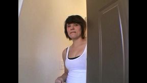 angie lets handyman fuck her pov & she swallows his cum