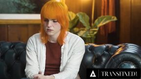 Trans Cock Chokes Lesbian Therapist Gushing Cum Destruction Bareback