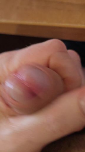Big Dick and Very Large Ball Jerking with Cum
