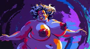 Ai BBW Gorlock Woman Nude Dancing