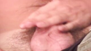 Hunk's Solo Jack Off - Close-Up View Of His Big Load