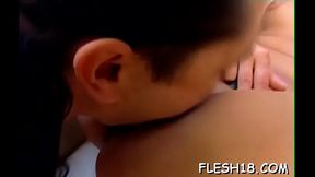 Attractive girlie Dina'_s love tunnel gets fully satisfied