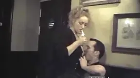 Passionate Couple Sneaks into Restroom for Steamy Encounter Under Cover