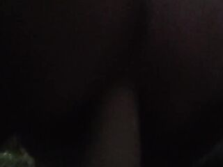 Riding my sex toy outside in the woods